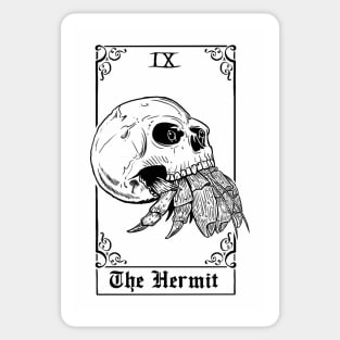 The Hermit (crab) Tarot Sticker